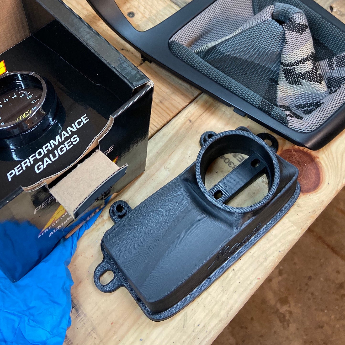 Single Gauge Pod Shifter Trim Console (No 12v) (2005-2007 Subaru Impreza & 2003-2008 Forester)