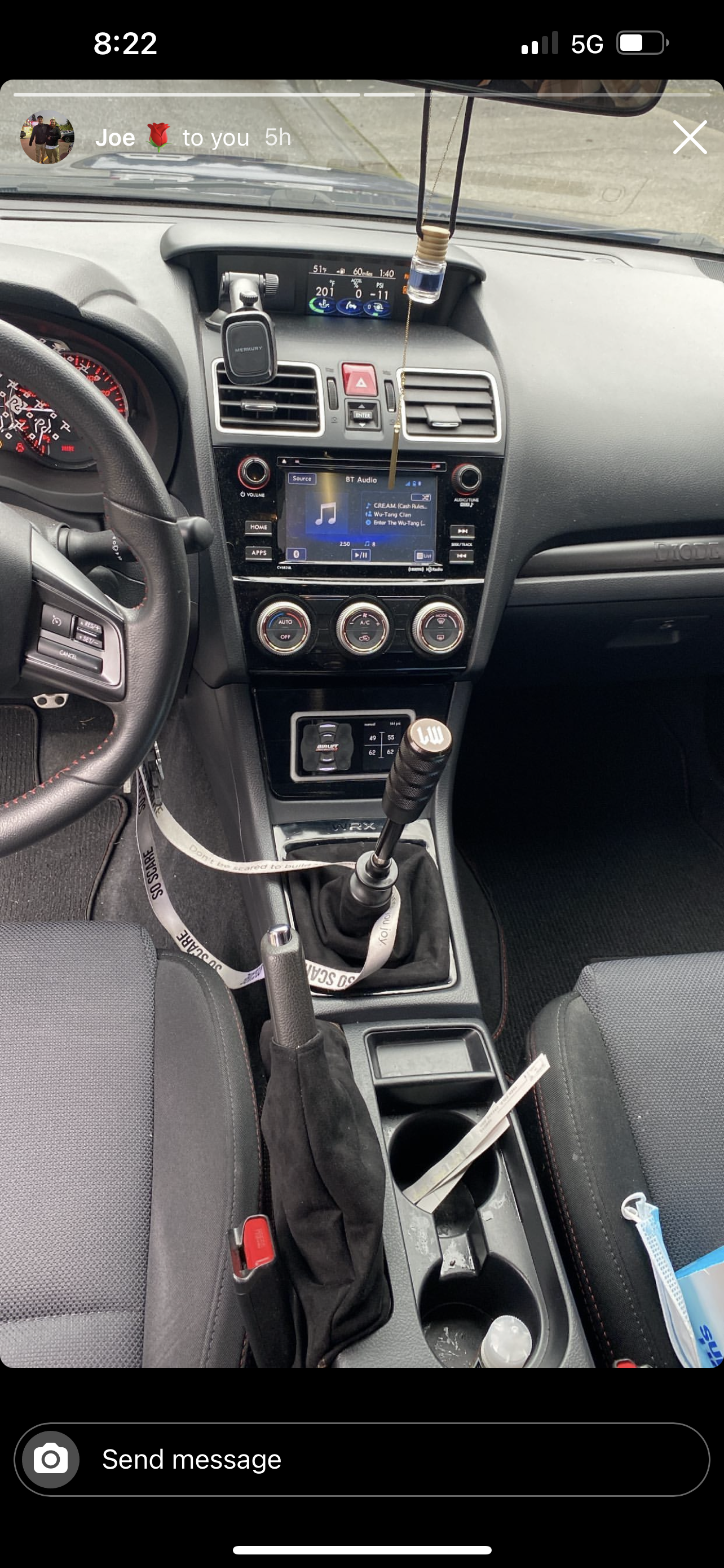 Airlift 3p/3h Full Cubby Controller Mount (2015+ Subaru WRX/STi)