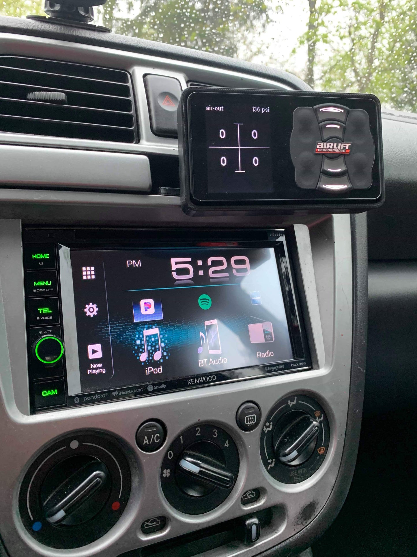 Airlift 3p/3h Controller Cupholder Mount (2002-2004 Impreza)